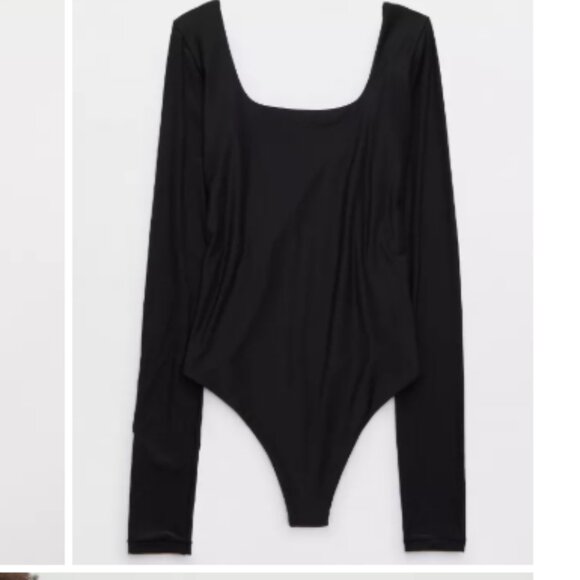 NWT aeire SMOOTHEZ Long Sleeve Bodysuit XXL Tan color - Picture 2 of 6